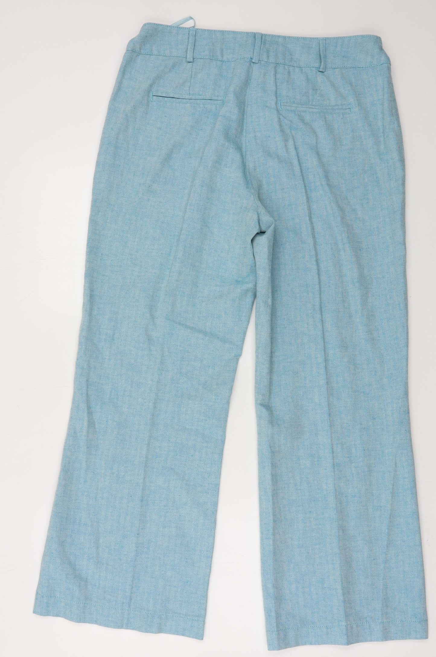 Per Una Womens Blue   Trousers  Size 14 L27 in