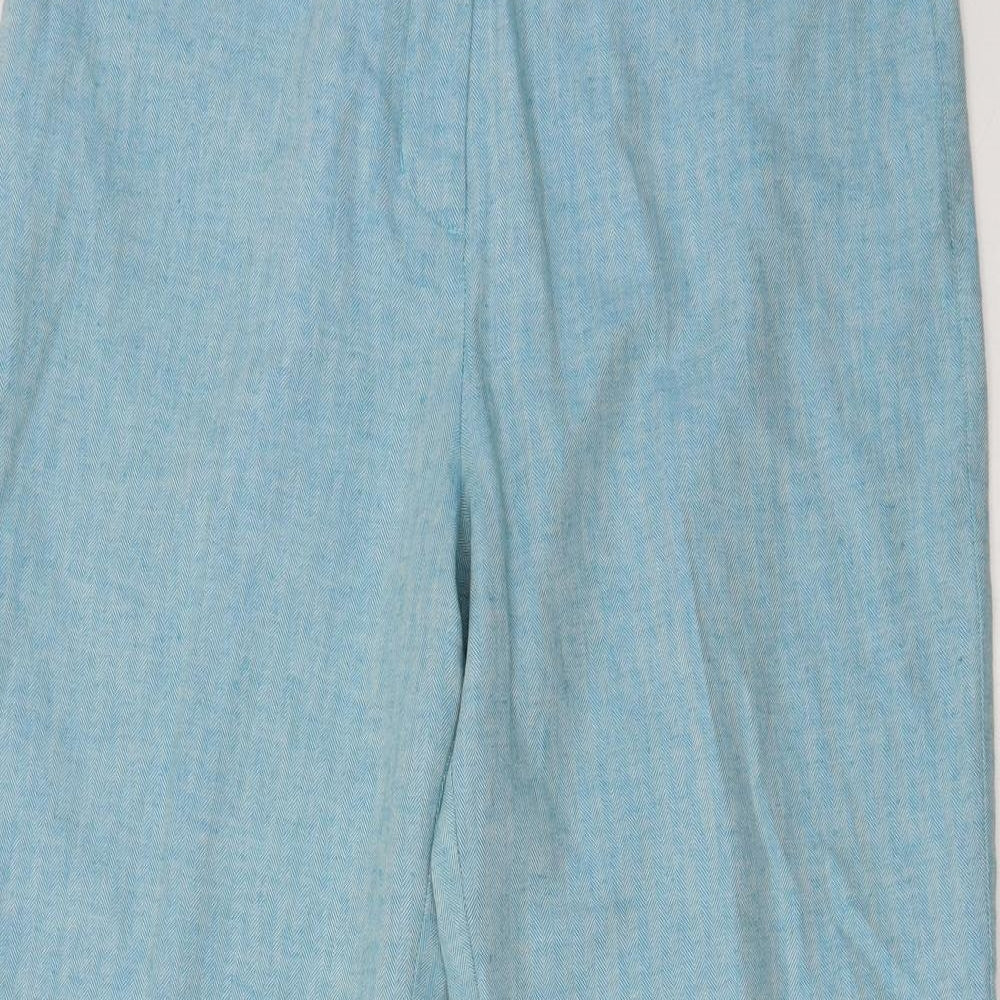 Per Una Womens Blue   Trousers  Size 14 L27 in
