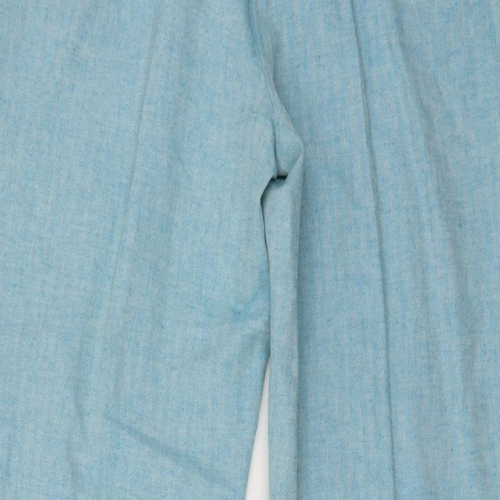 Per Una Womens Blue   Trousers  Size 14 L27 in