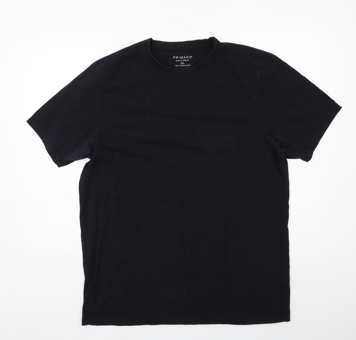 Primark Mens Black  Jersey  T-Shirt Size 2XL