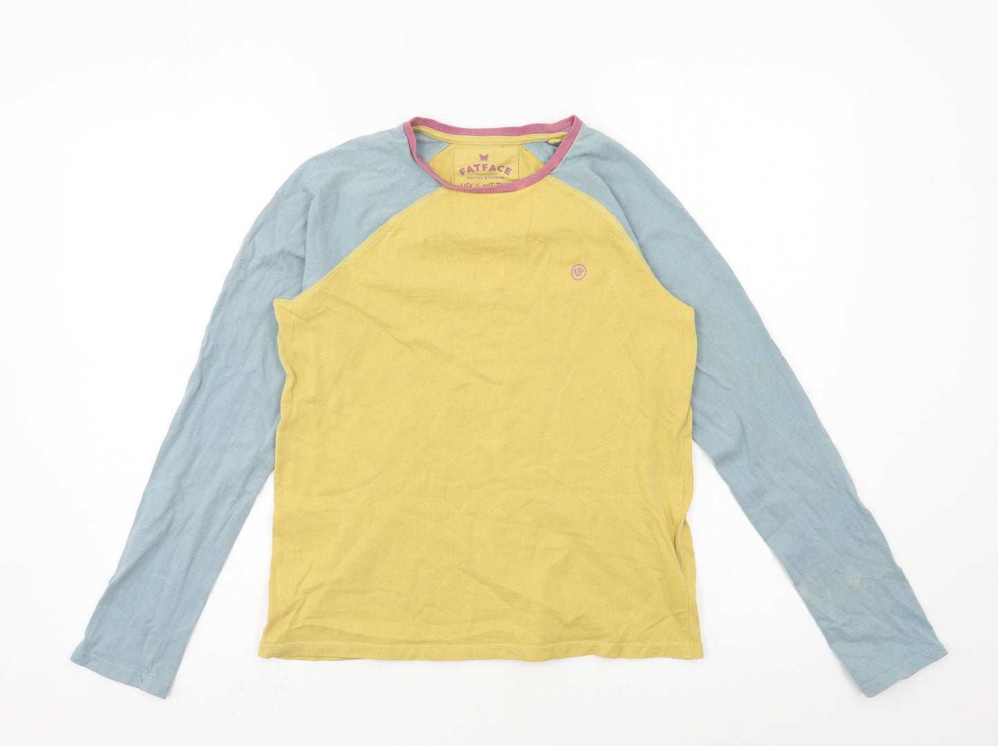 Fat Face Girls Multicoloured  Jersey Basic T-Shirt Size 12-13 Years