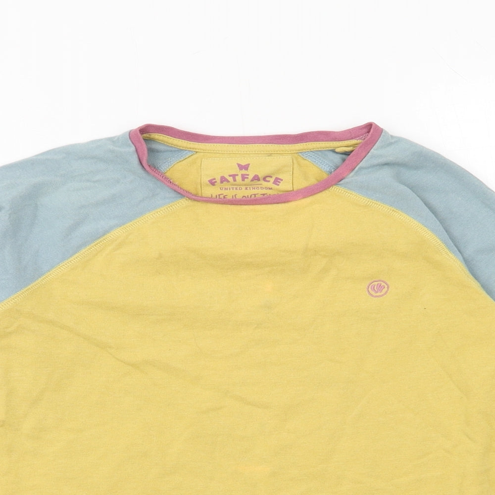 Fat Face Girls Multicoloured  Jersey Basic T-Shirt Size 12-13 Years