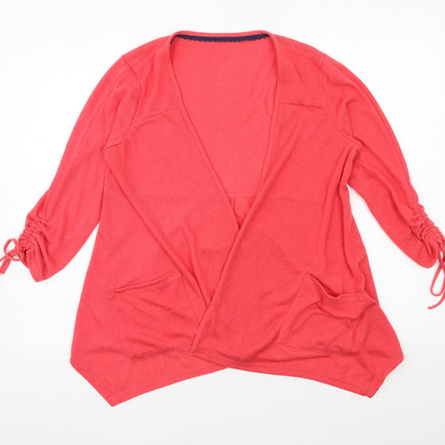 Per Una Womens Pink  Knit Cardigan Jumper Size 10