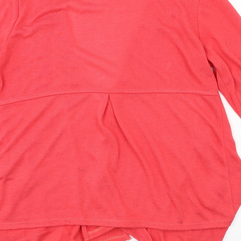 Per Una Womens Pink  Knit Cardigan Jumper Size 10