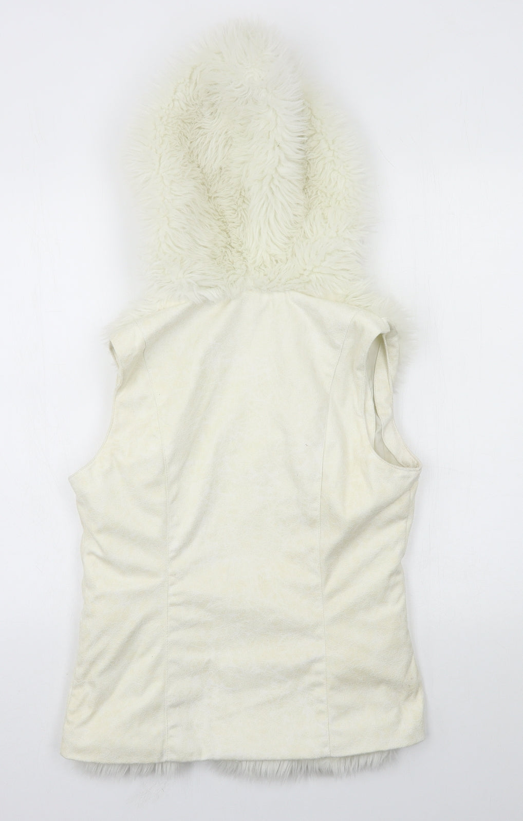 VILA Womens Ivory   Gilet Jacket Size M