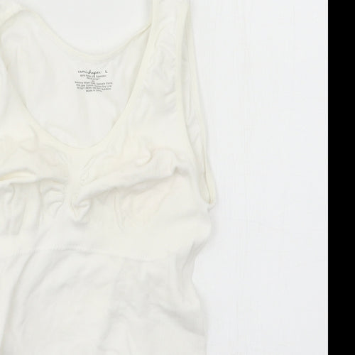 Camishpaes Womens White   Basic Tank Size L
