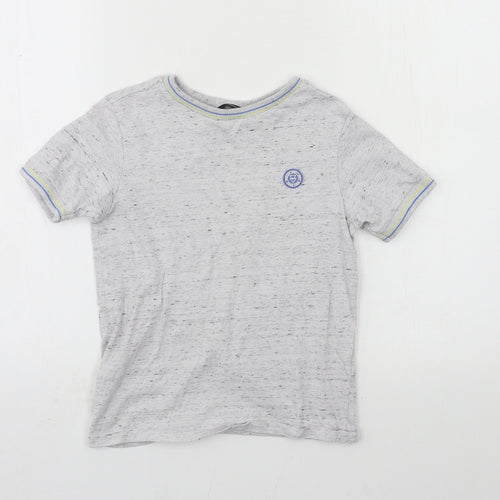 George Boys Grey  Jersey Basic T-Shirt Size 6-7 Years