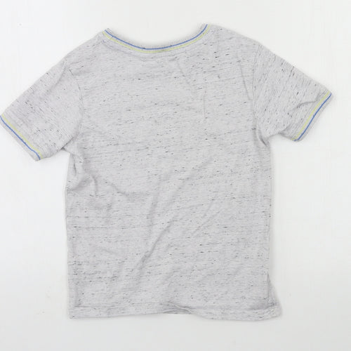 George Boys Grey  Jersey Basic T-Shirt Size 6-7 Years