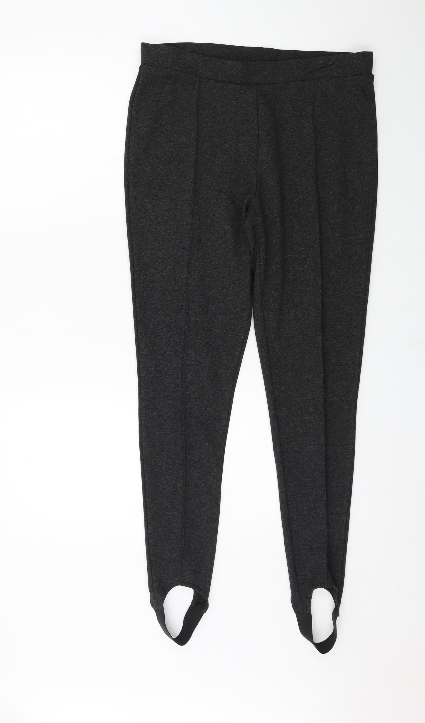 Marks and Spencer Womens Grey  Jersey Capri Leggings Size 14 L27 in