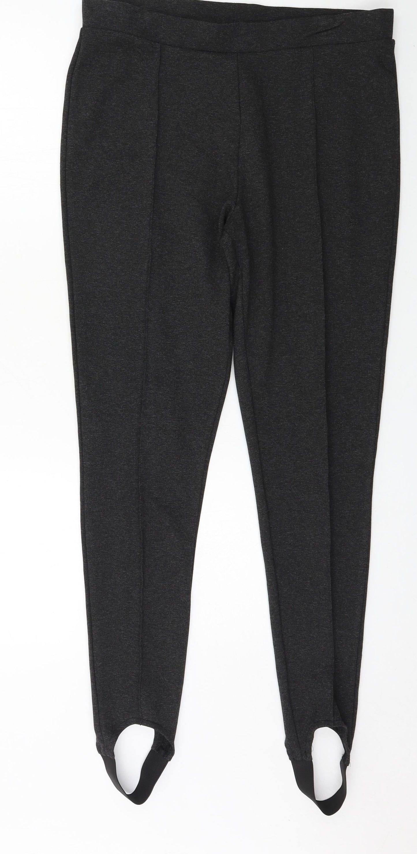 Marks and Spencer Womens Grey  Jersey Capri Leggings Size 14 L27 in