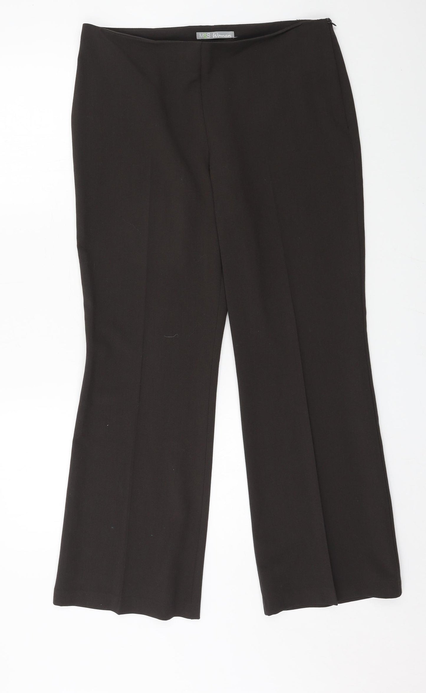 Marks and Spencer Womens Grey   Trousers  Size 12 L27 in