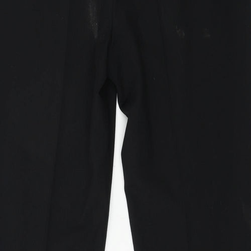 Marks and Spencer Womens Black   Trousers  Size 14 L28 in
