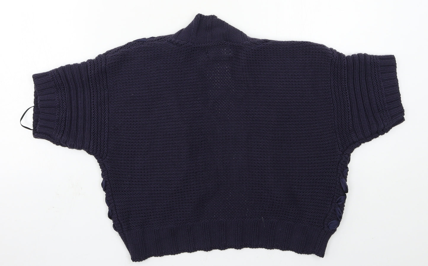 Per Una Womens Black  Knit Cardigan Jumper Size 12