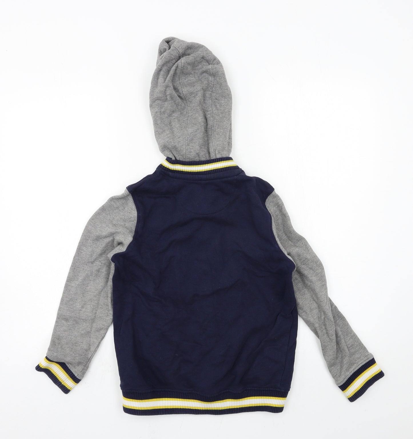 Marks and Spencer Boys Blue  Jersey Varsity Jacket Jacket Size 9-10 Years