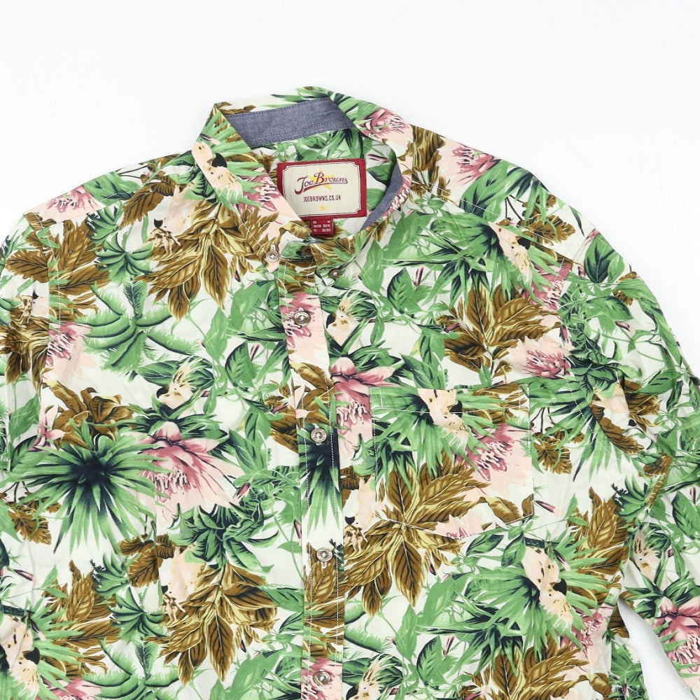 Joe Browns Mens Multicoloured Floral   Button-Up Size M