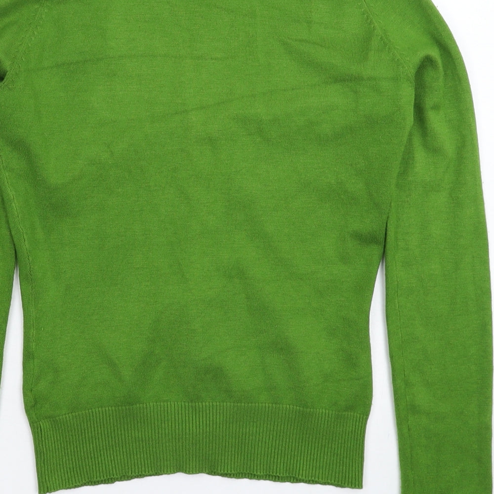 Mohito Womens Green  Knit Cardigan Jumper Size S