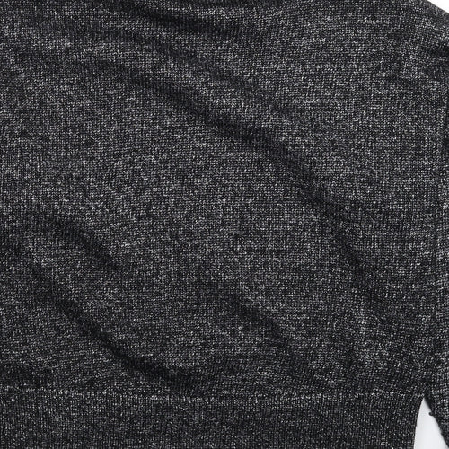 Zara Womens Silver  Knit Pullover Jumper Size M