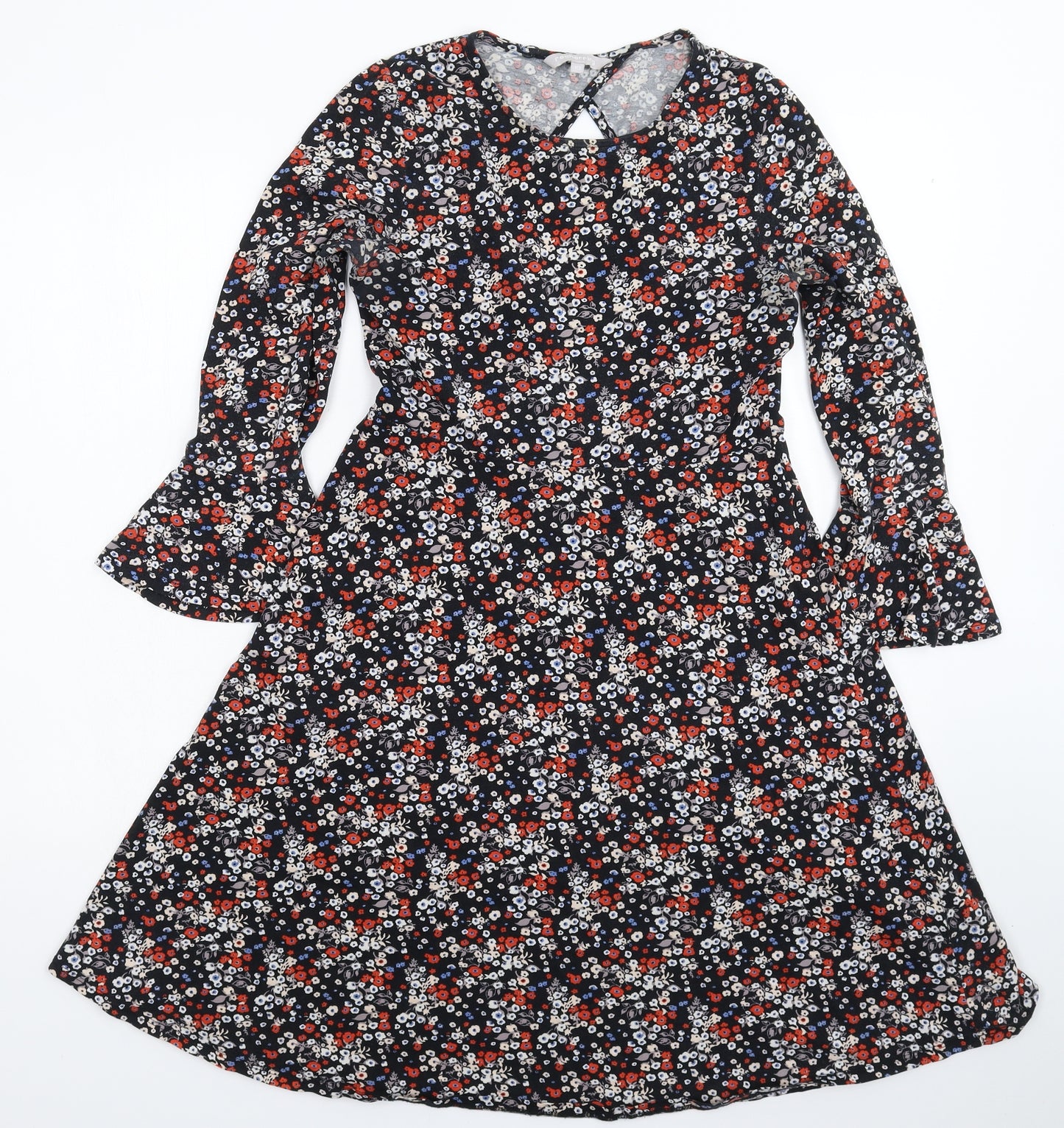 Red Herring Womens Multicoloured Floral  Fit & Flare  Size 10