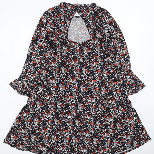 Red Herring Womens Multicoloured Floral  Fit & Flare  Size 10