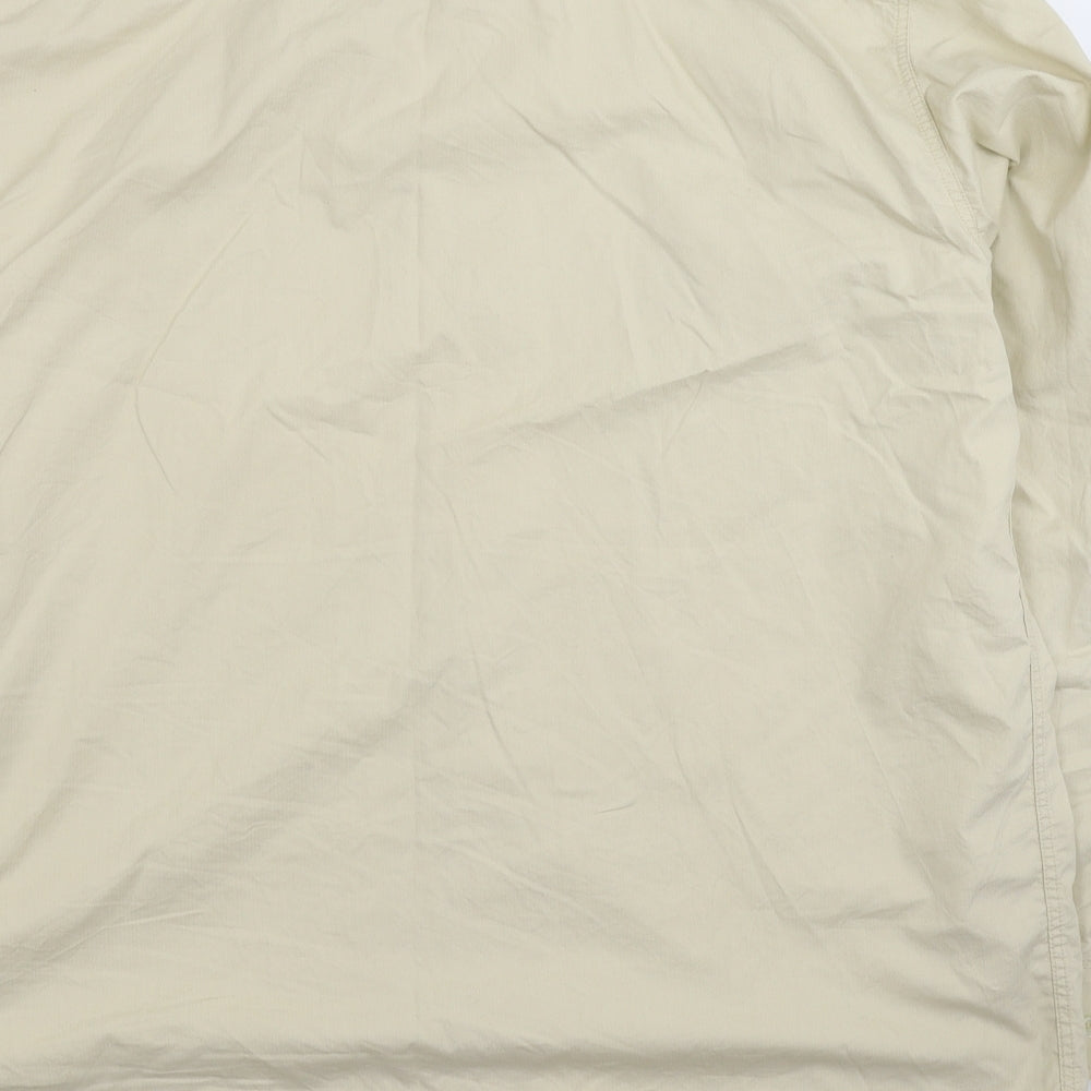 Calvin Klein Mens Beige    Button-Up Size XL