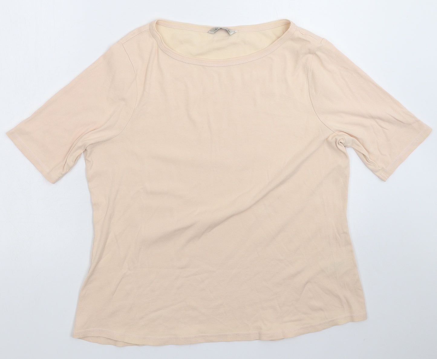 Marks and Spencer Womens Pink   Basic T-Shirt Size 18