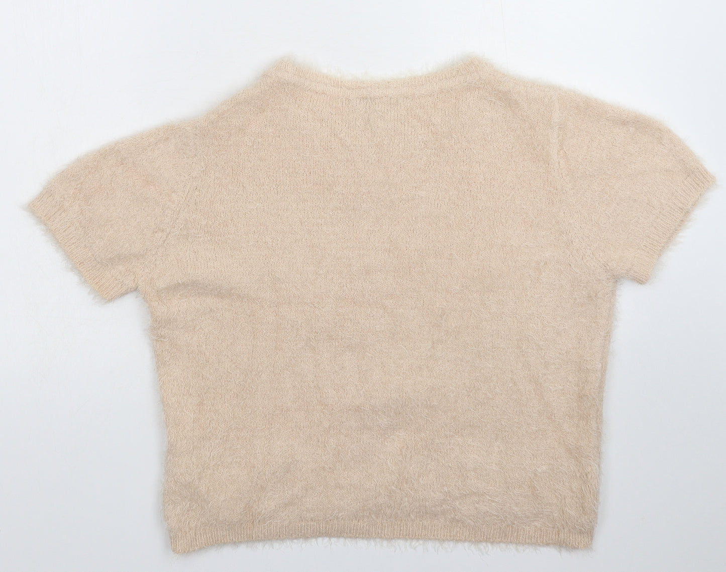 Coast Womens Beige  Knit Pullover Jumper Size M