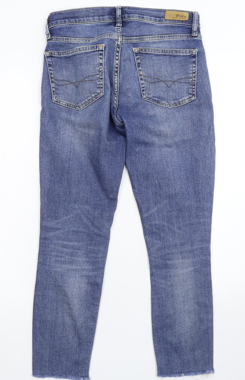 Polo Ralph Lauren Womens Blue  Denim Skinny Jeans Size 27 in L25 in