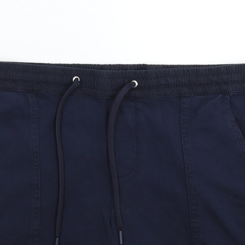 Zara Mens Blue   Bermuda Shorts Size M