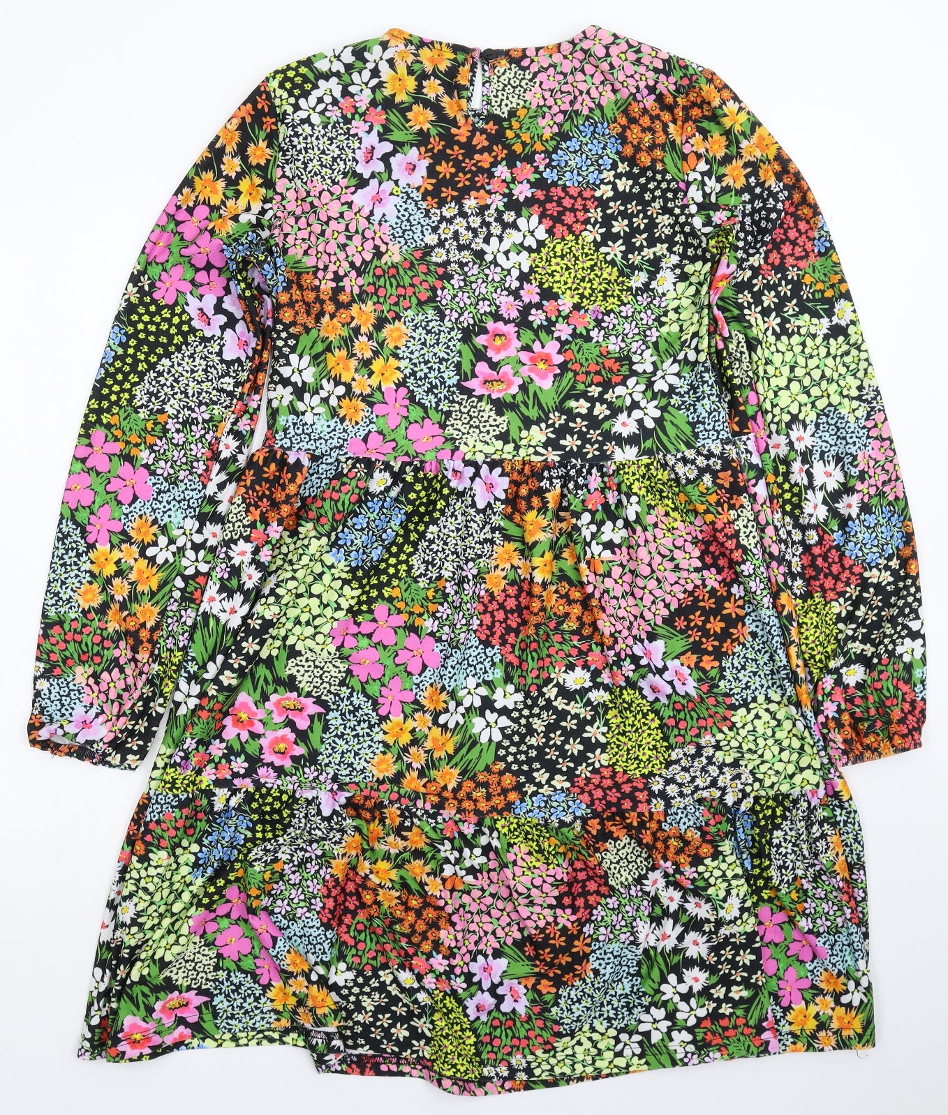Warehouse Womens Multicoloured Floral  Fit & Flare  Size 10