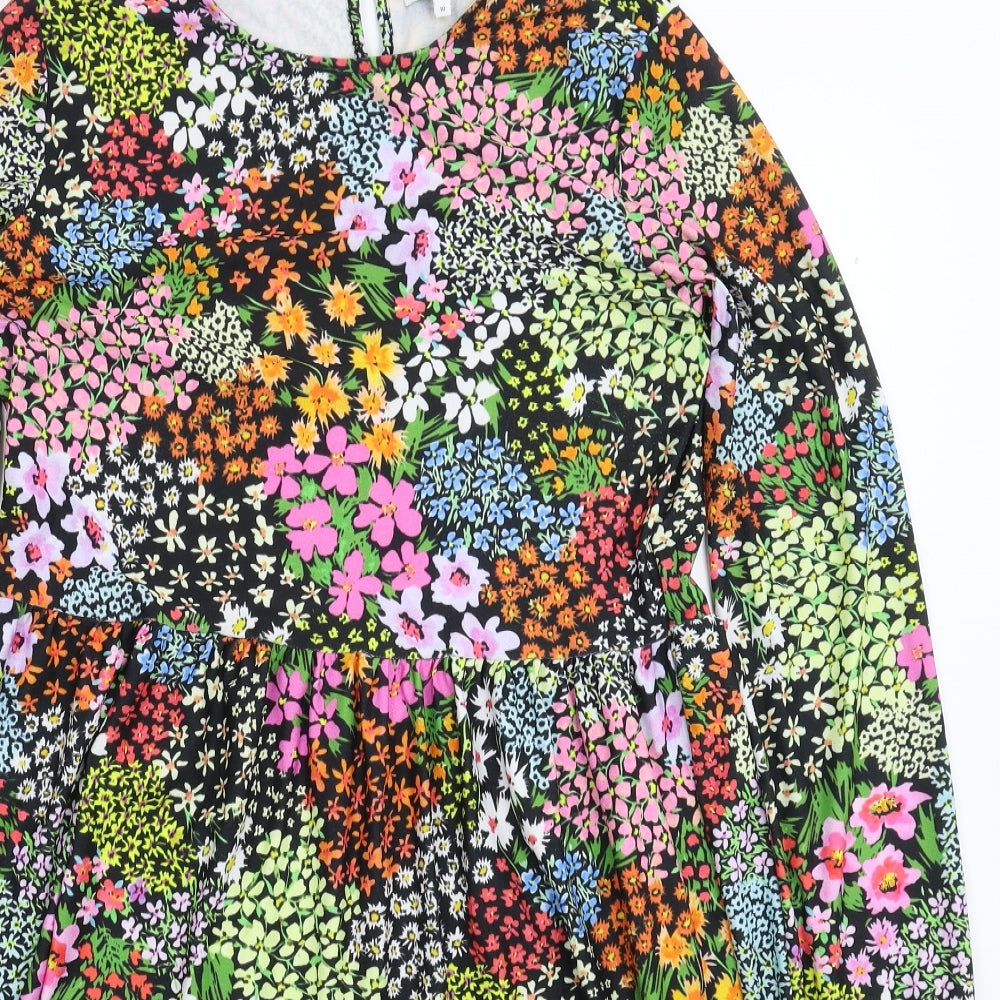 Warehouse Womens Multicoloured Floral  Fit & Flare  Size 10