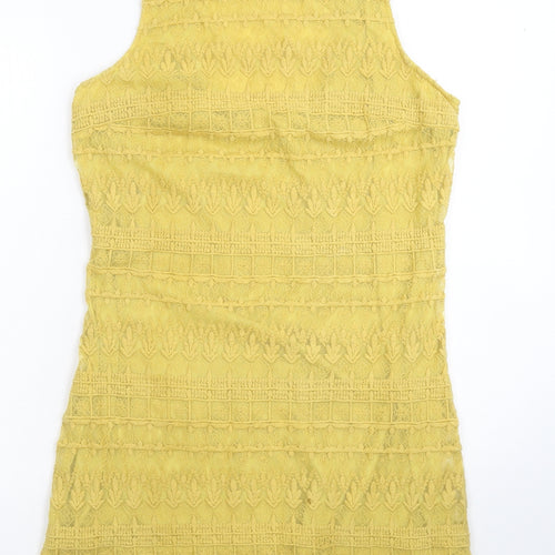 FOREVER 21 Womens Yellow   Bodycon  Size L