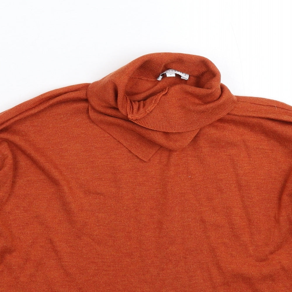 Warehouse Womens Brown  Knit Pullover Jumper Size S  - Oversized