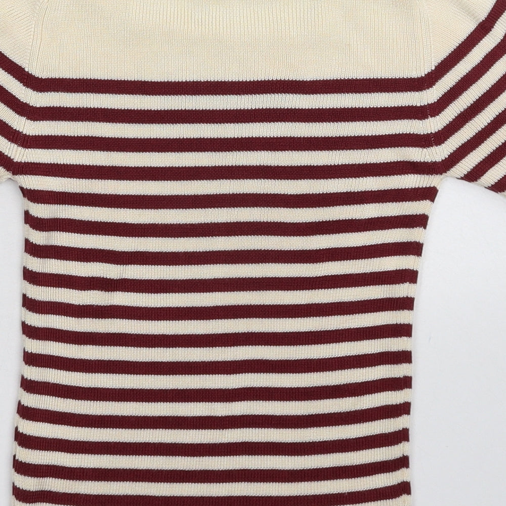 Principles Womens Multicoloured Striped  Pullover Jumper Size 10