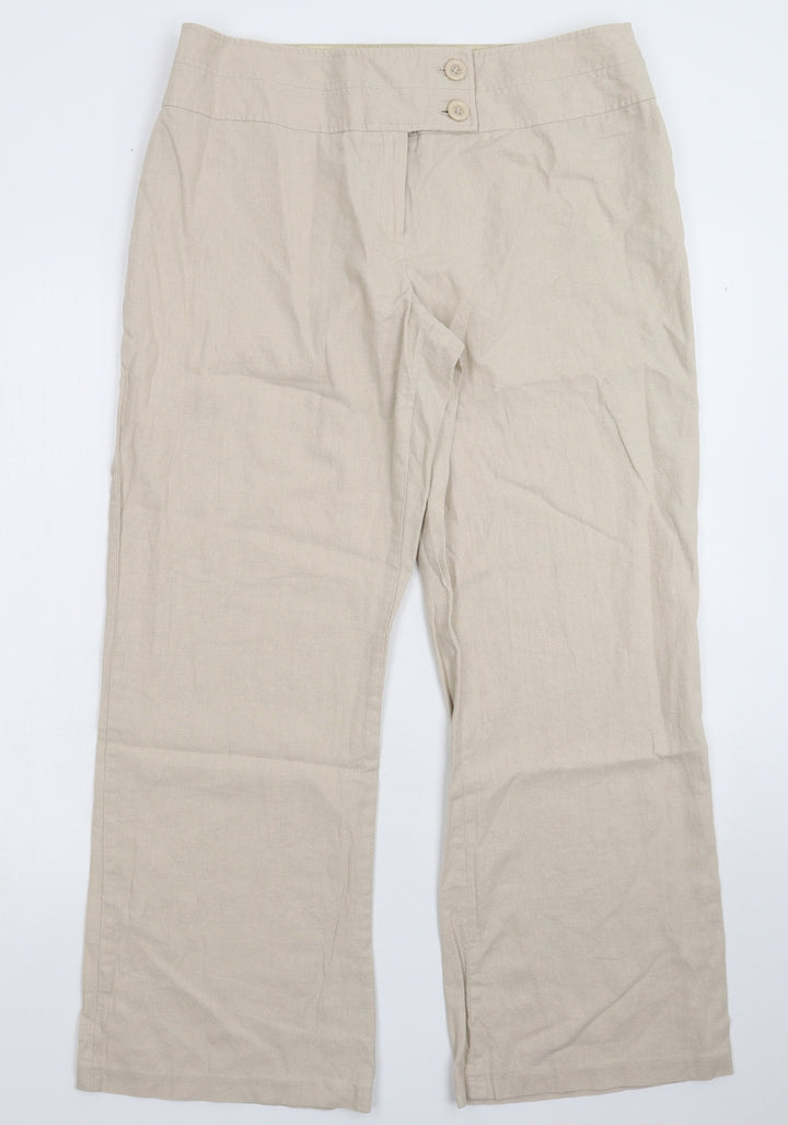 Debenhams Womens Grey   Trousers  Size 16 L28 in