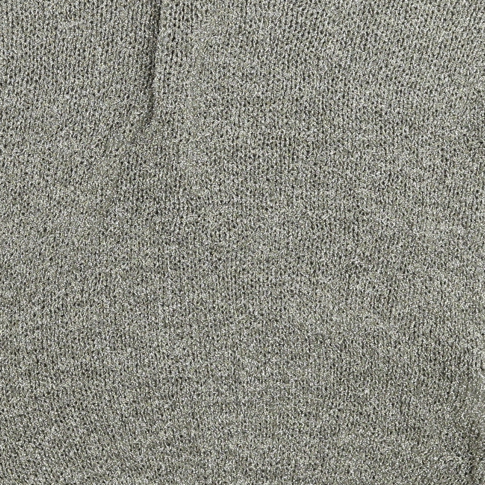Stefanel Womens Gold  Knit Pullover Jumper Size L