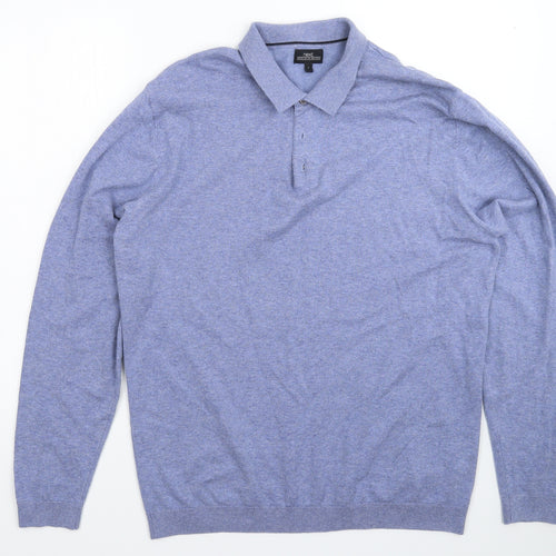 NEXT Mens Blue  Knit Pullover Jumper Size L