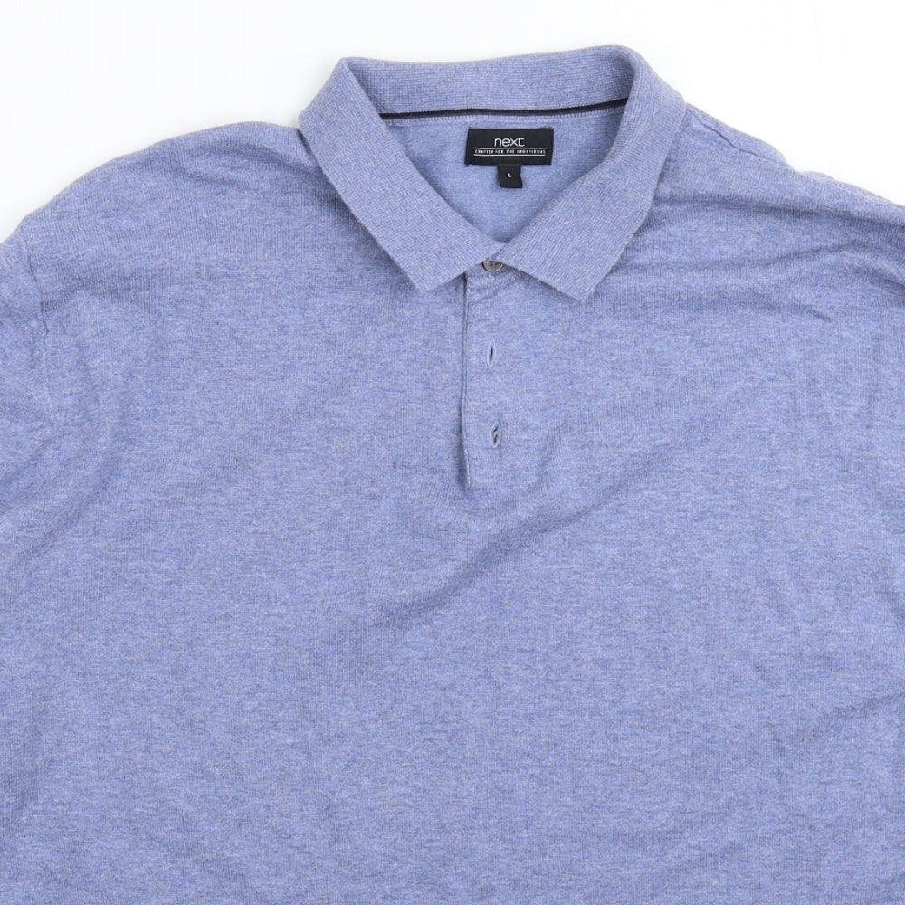 NEXT Mens Blue  Knit Pullover Jumper Size L