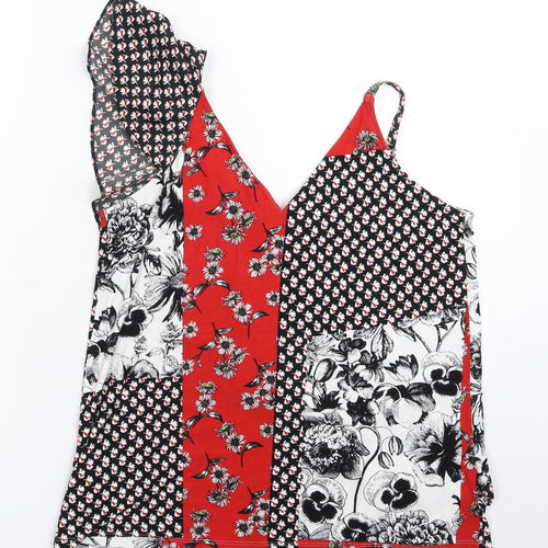 NEXT Womens Multicoloured Floral  Basic Tank Size 10