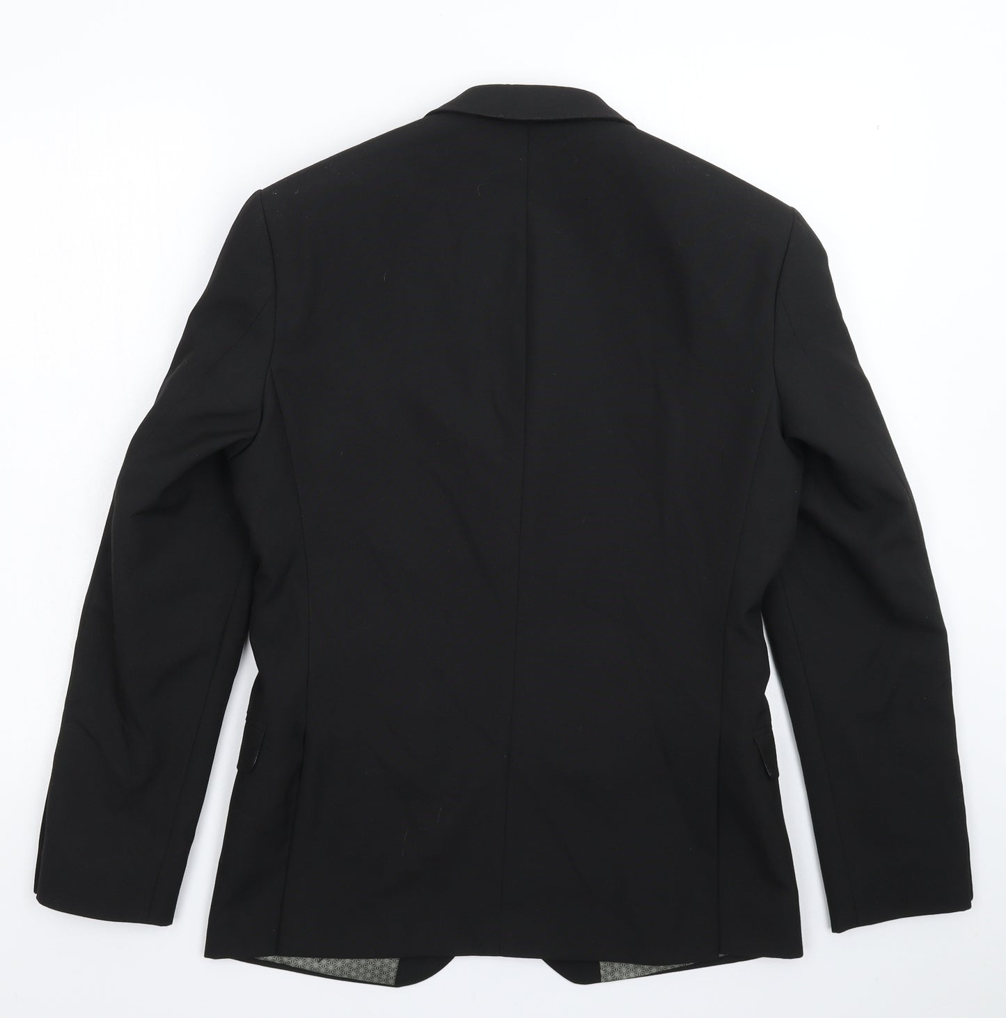 Limehaus Mens Black   Jacket Suit Jacket Size 36