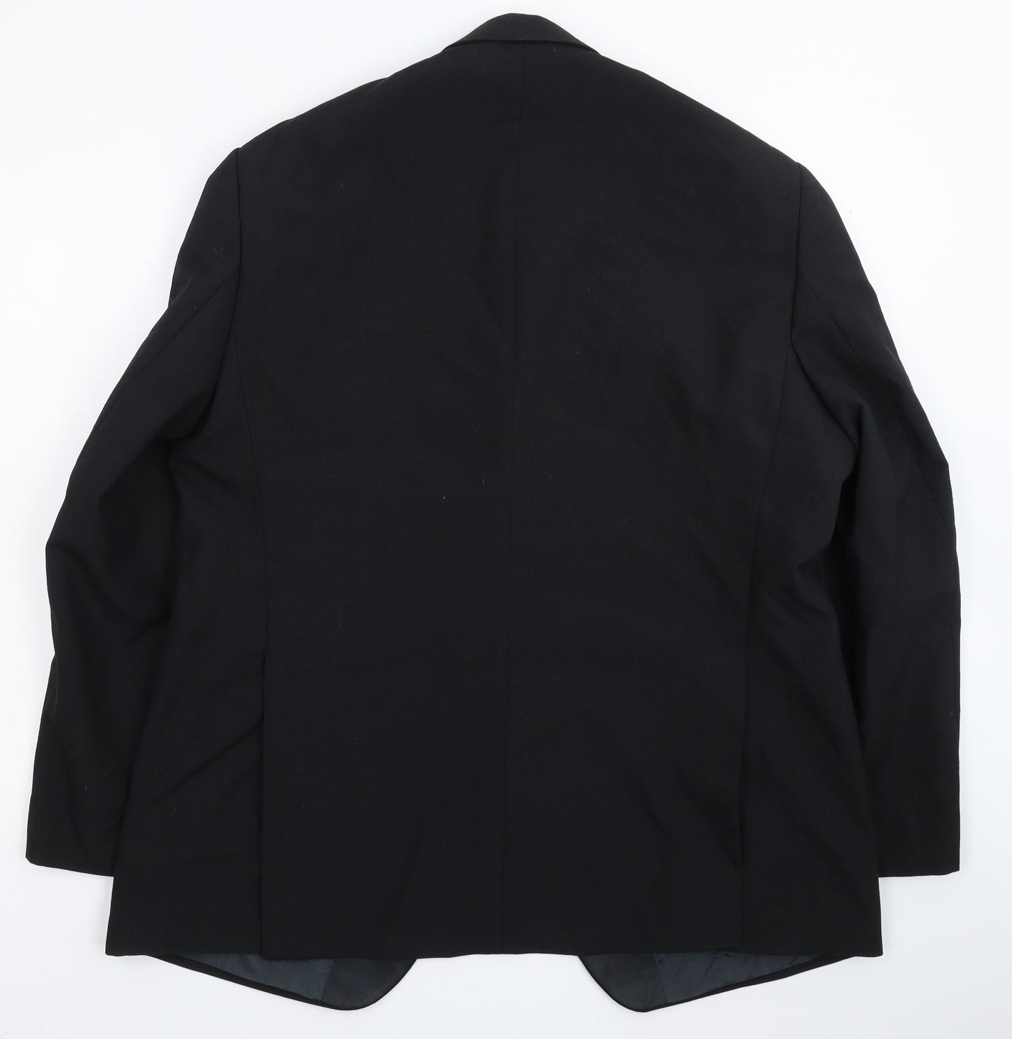 Hodges Mens Black   Jacket Suit Jacket Size 46  - Dinner