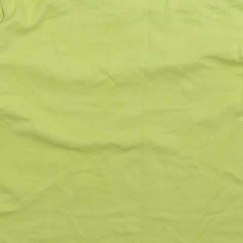 Tara Womens Green   Basic T-Shirt Size 12