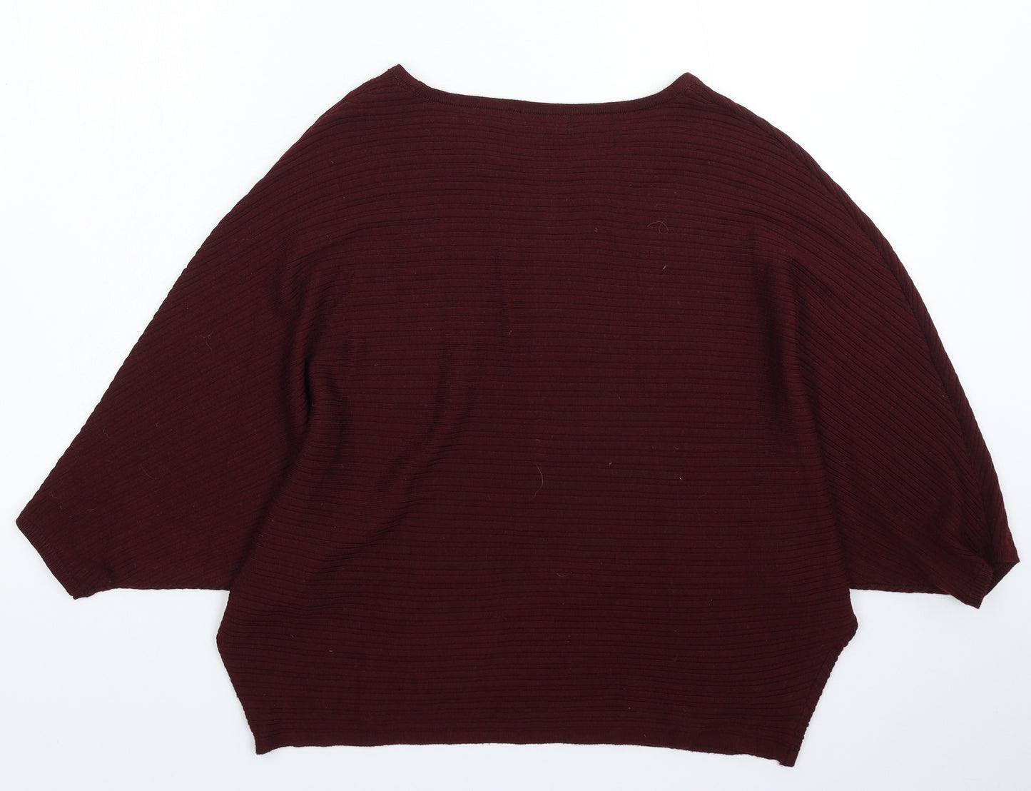 F&F Womens Brown  Knit Pullover Jumper Size 12