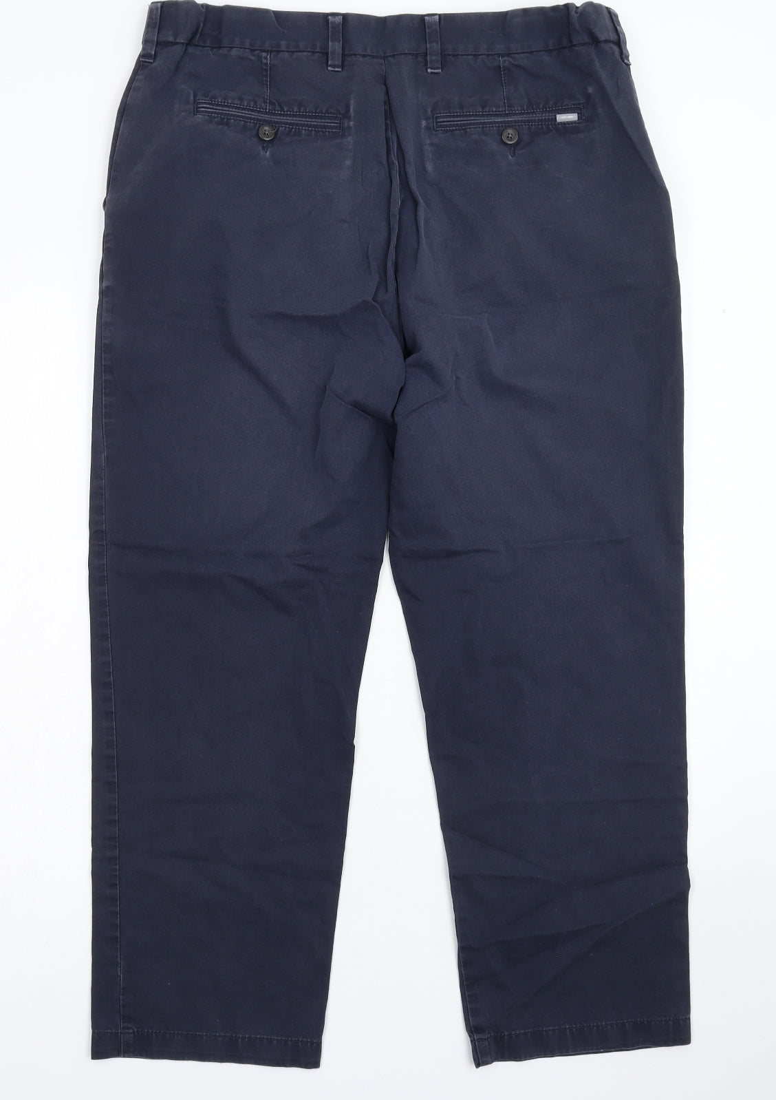 Marks and Spencer Mens Blue   Chino Trousers Size 36 L27 in