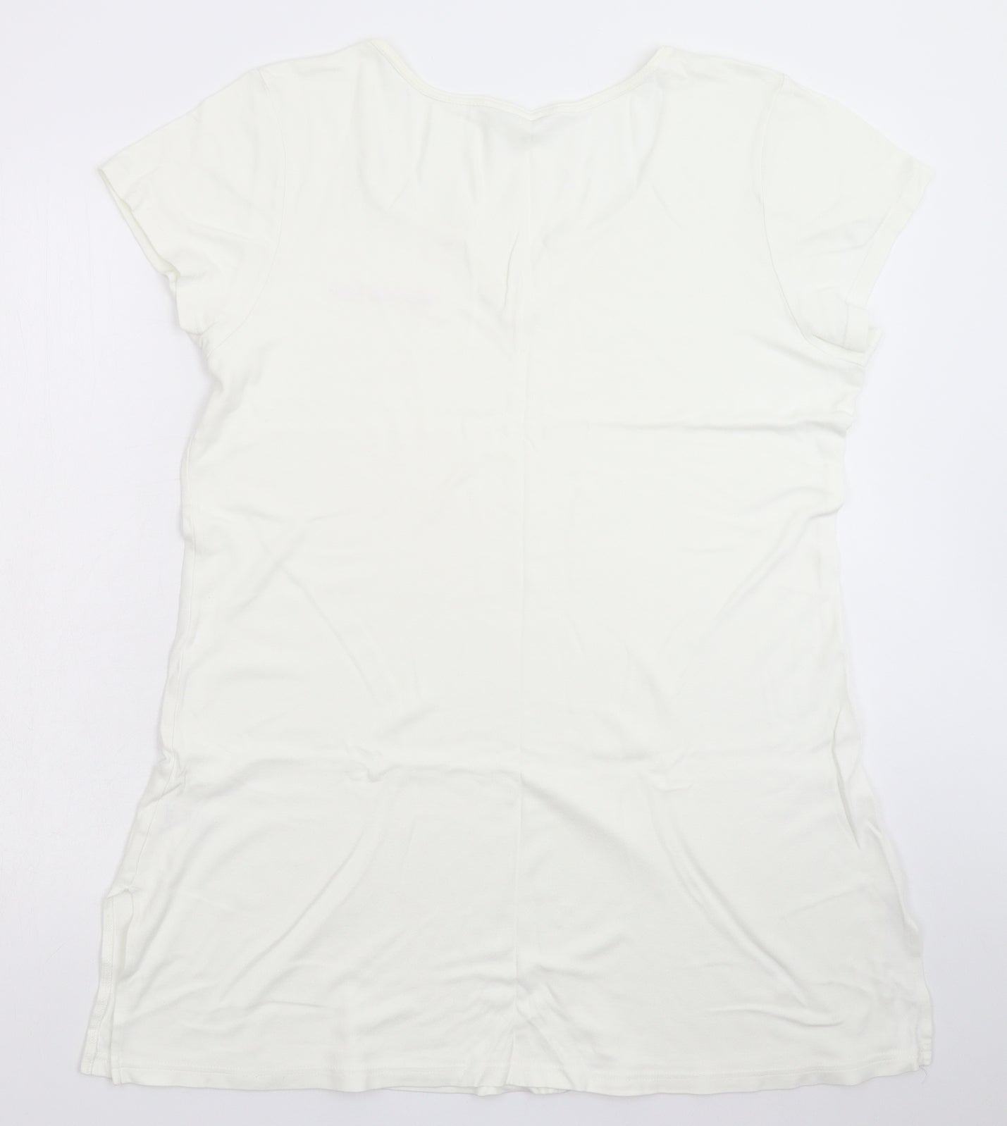 Marks and Spencer Womens White Solid  Cami Dress Size 16