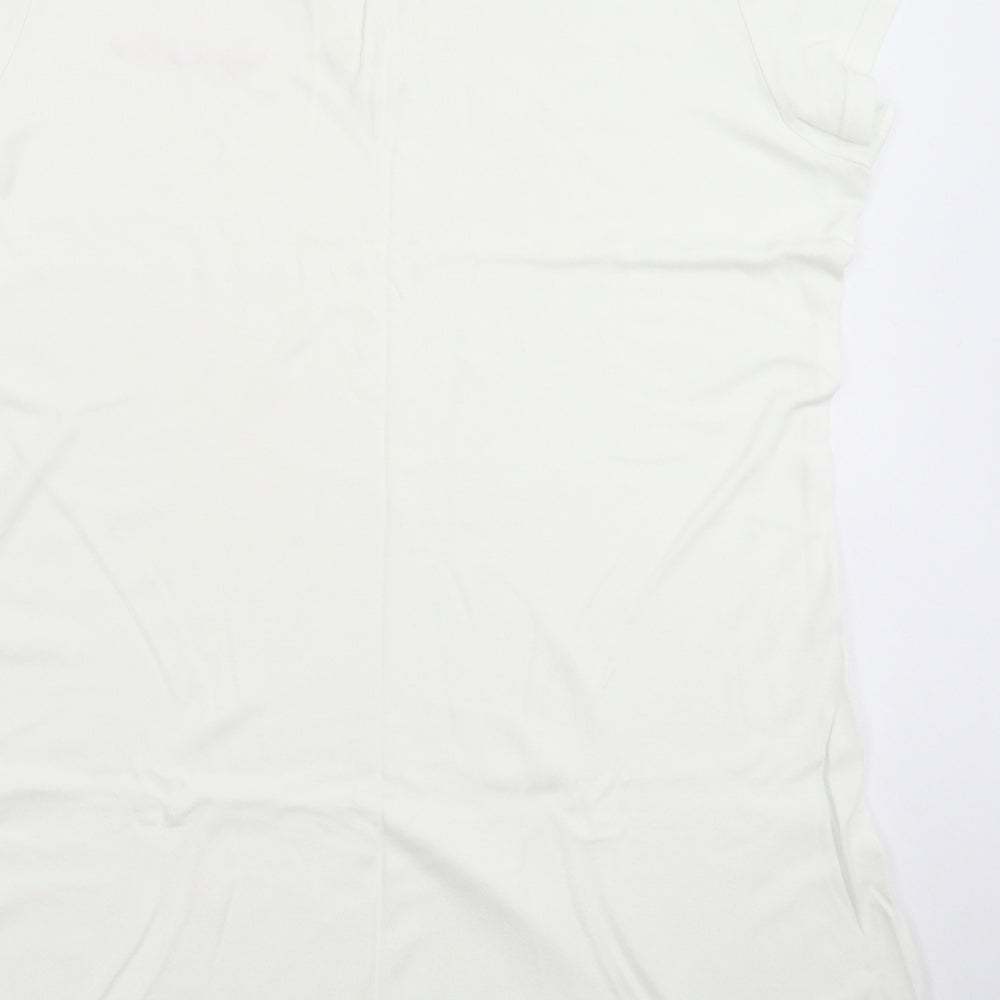 Marks and Spencer Womens White Solid  Cami Dress Size 16