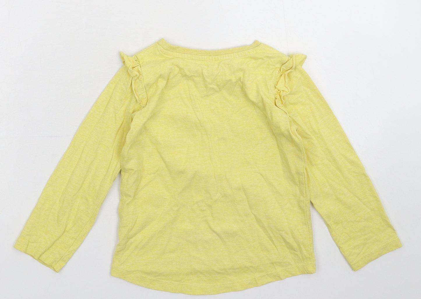 Nutmeg Girls Yellow   Basic T-Shirt Size 3-4 Years