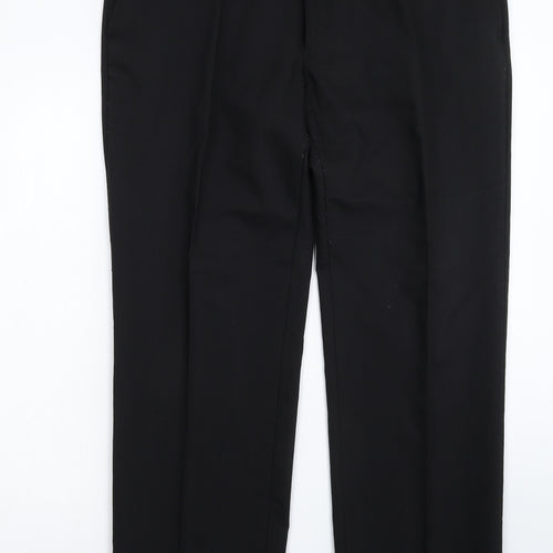 Preworn Mens Black   Dress Pants Trousers Size 34 L32 in