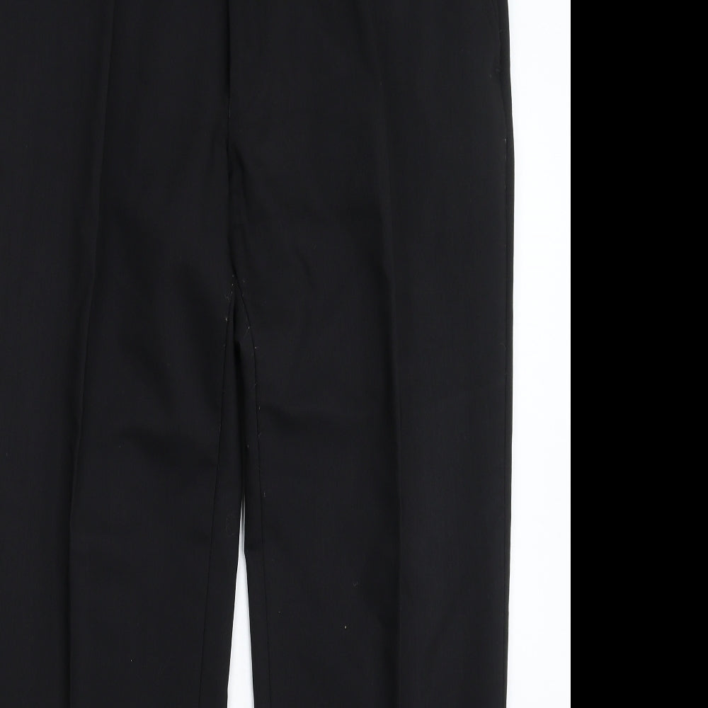 Preworn Mens Black   Dress Pants Trousers Size 34 L32 in