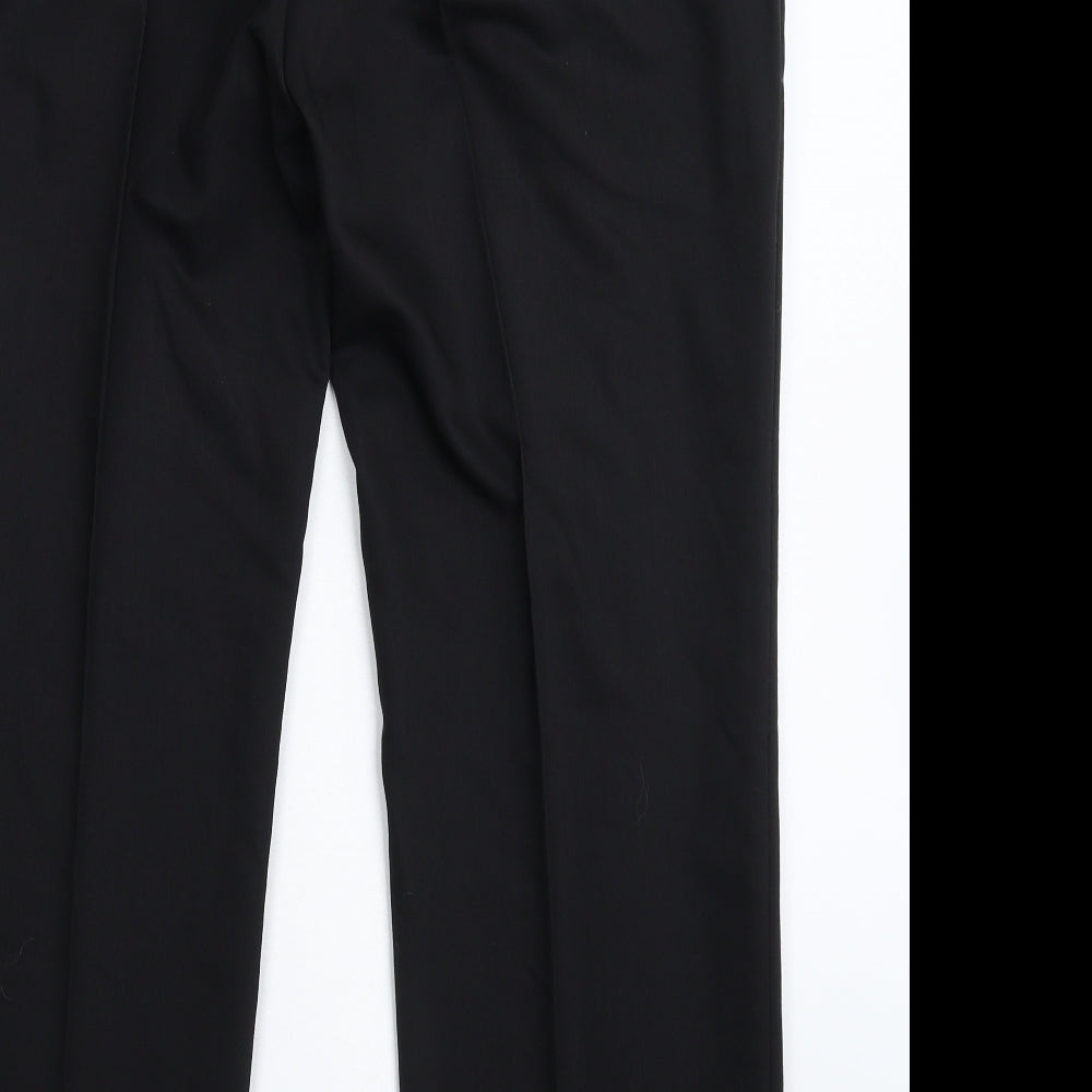 Preworn Mens Black   Dress Pants Trousers Size 34 L32 in