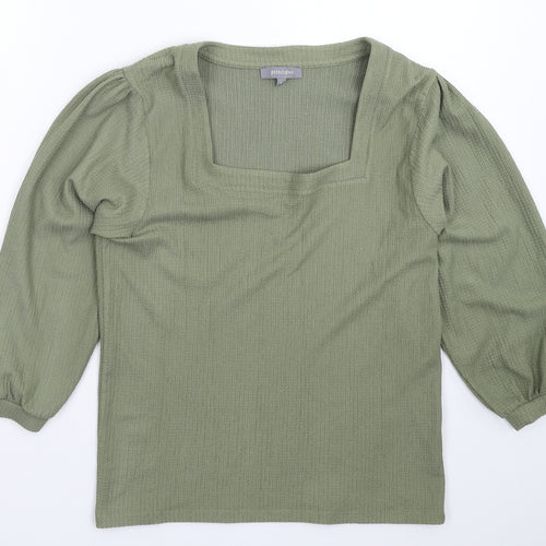 Principles Womens Green  Knit Pullover Jumper Size 12